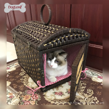 Doglemi Soft Natur Pet Crate Katze Haus Griff Cave Pet House